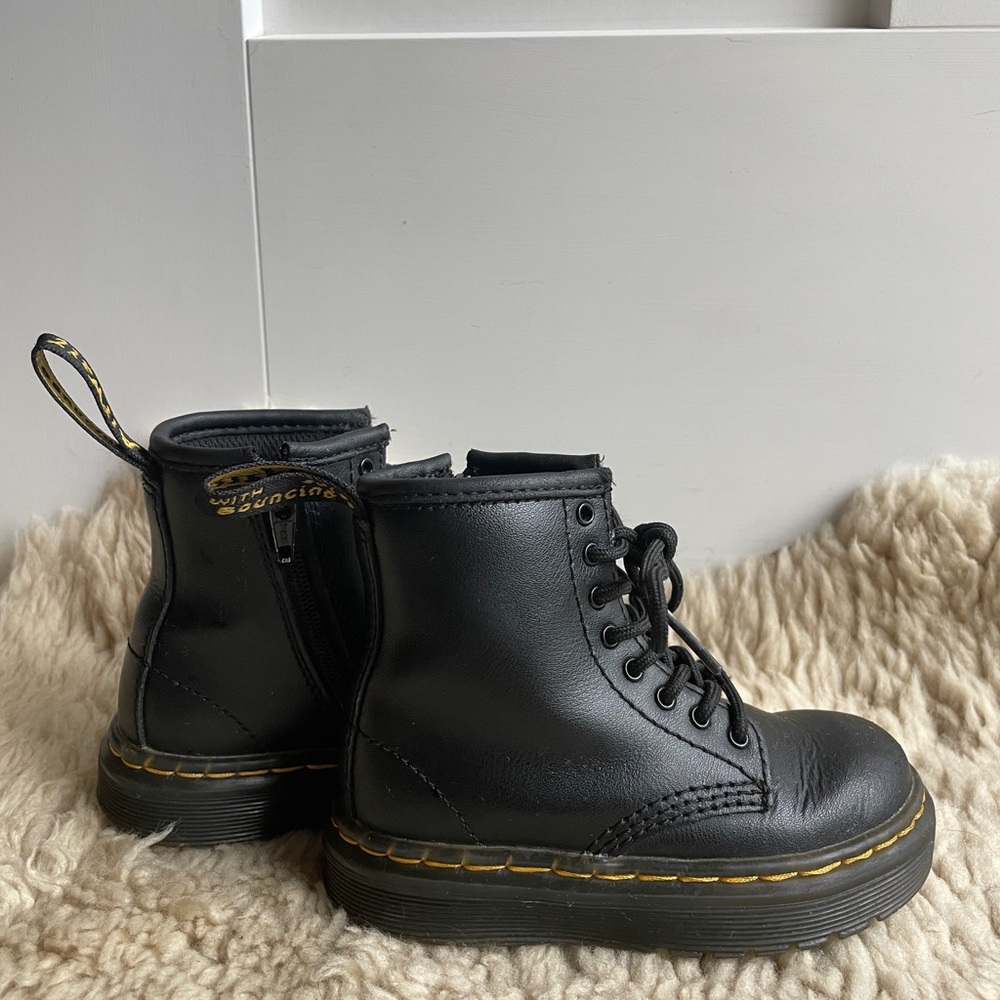 Dr. Martens Black Boots Toddler Size 7